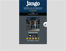 Tablet Screenshot of m.jango.com